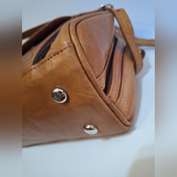 Vintage Tooled Leather Purse Grants Natural - Picture 10 of 16